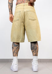 Bermuda Denim Oversize Destroyed Sabbia Vintage