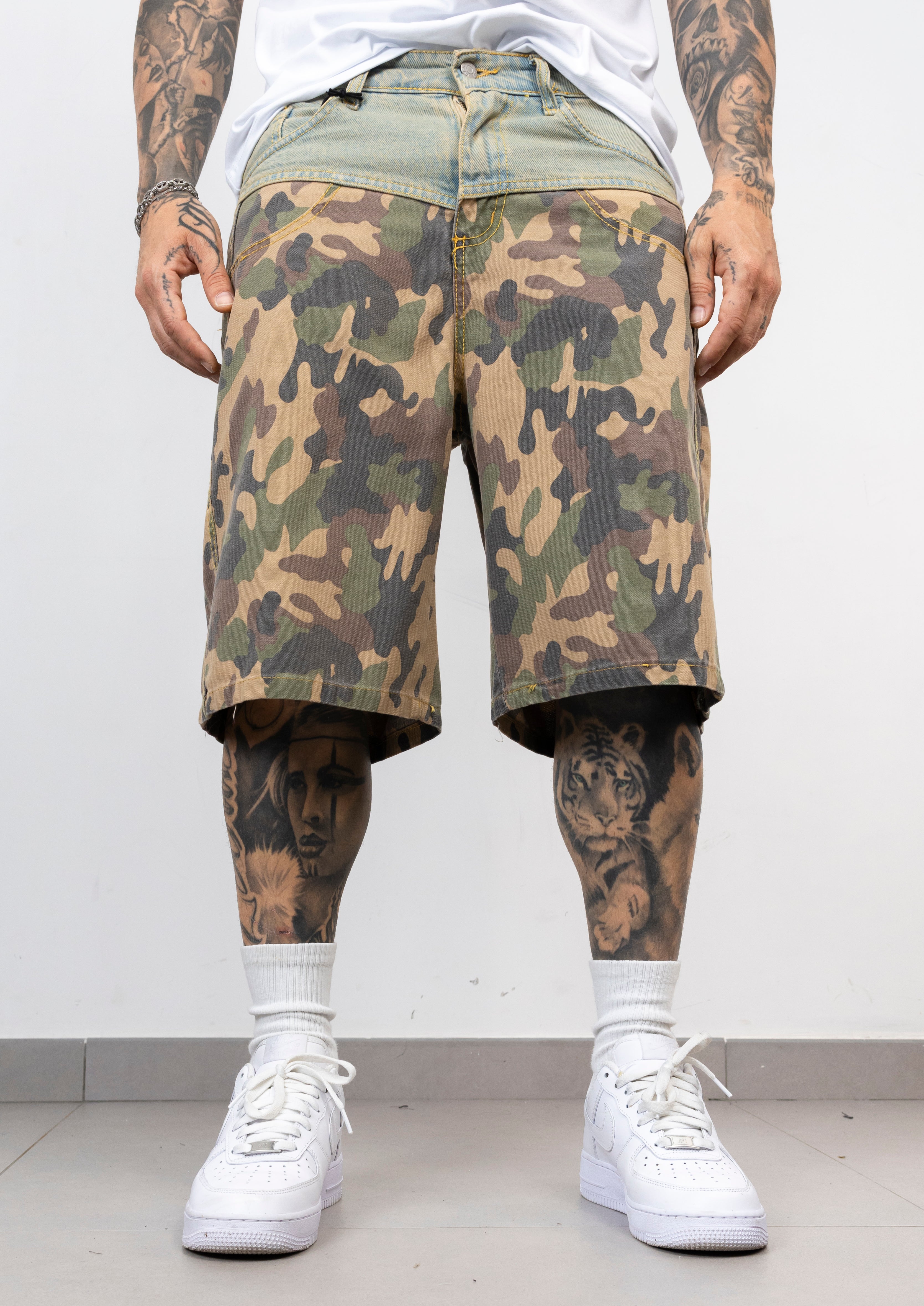 Bermuda Camouflage Denim Mix