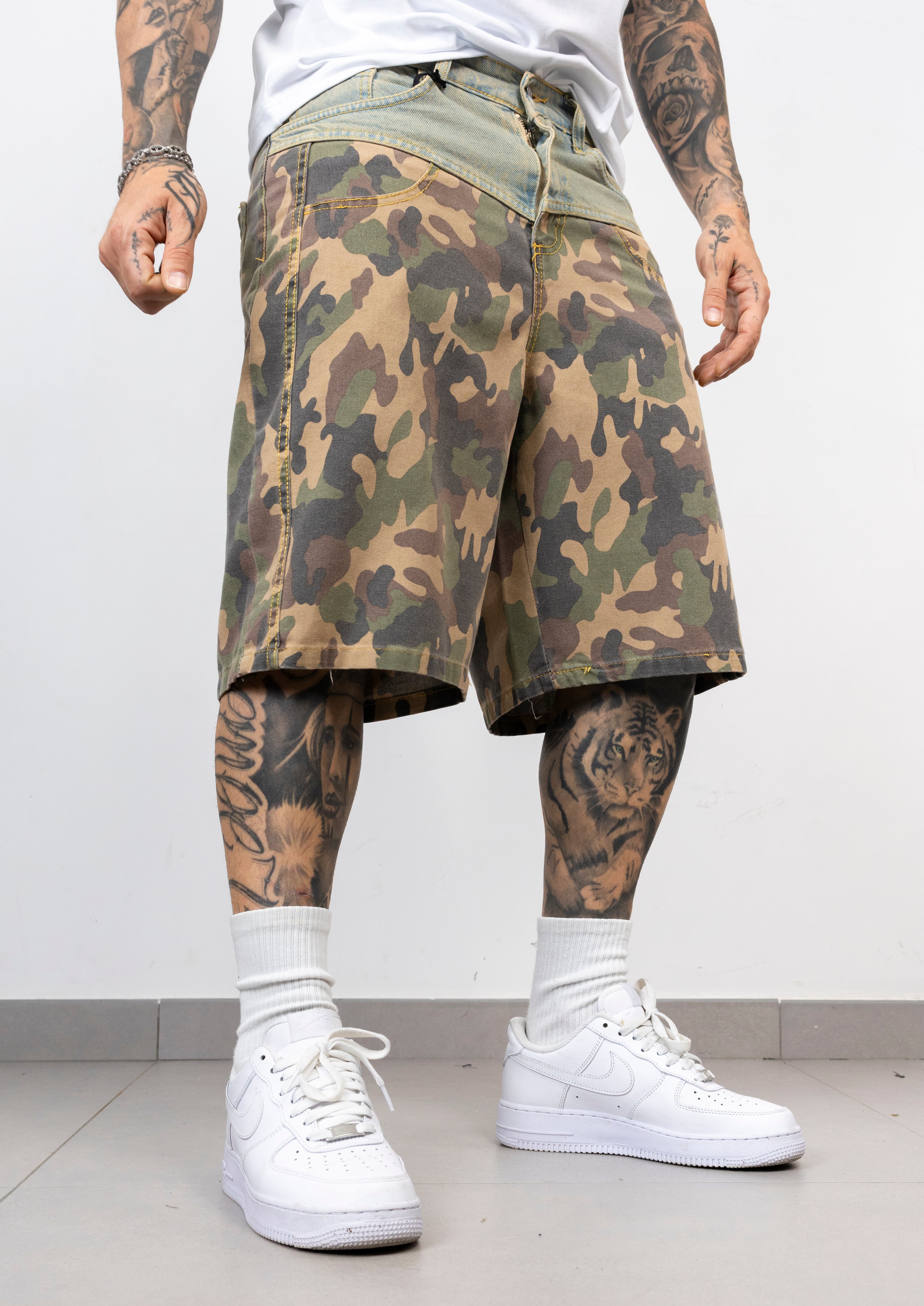 Bermuda Camouflage Denim Mix