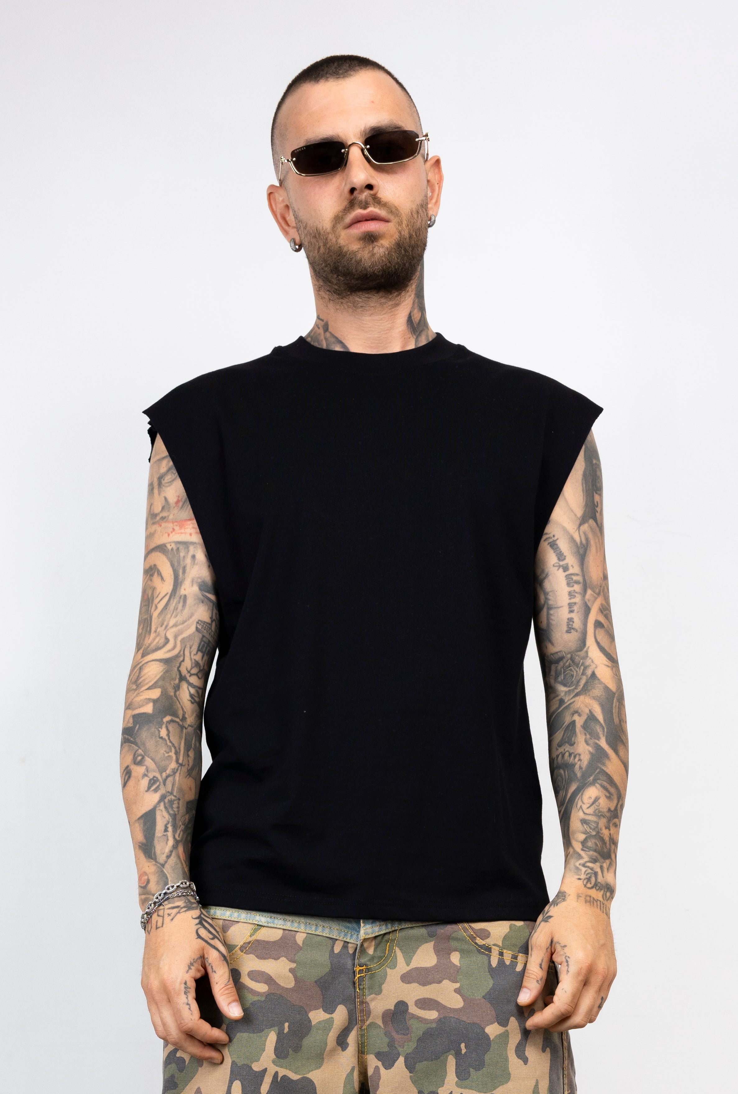 T-Shirt Oversize Smanicata  Vive Feliz