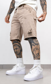 Bermuda Denim Destroyed