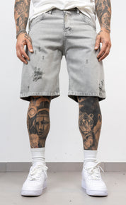 Bermuda Denim Destroyed