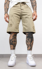 Bermuda Denim Destroyed