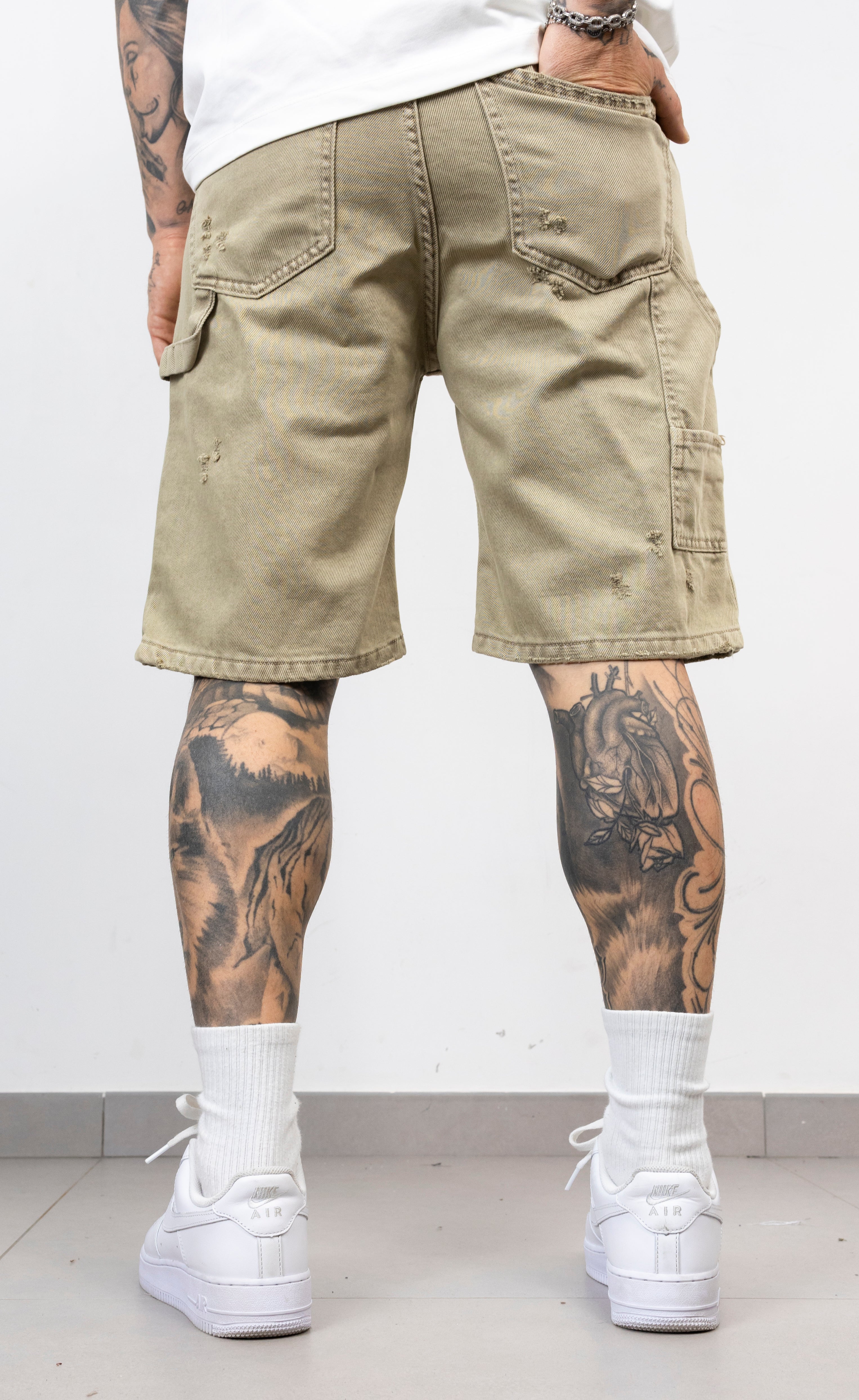 Bermuda Denim Destroyed