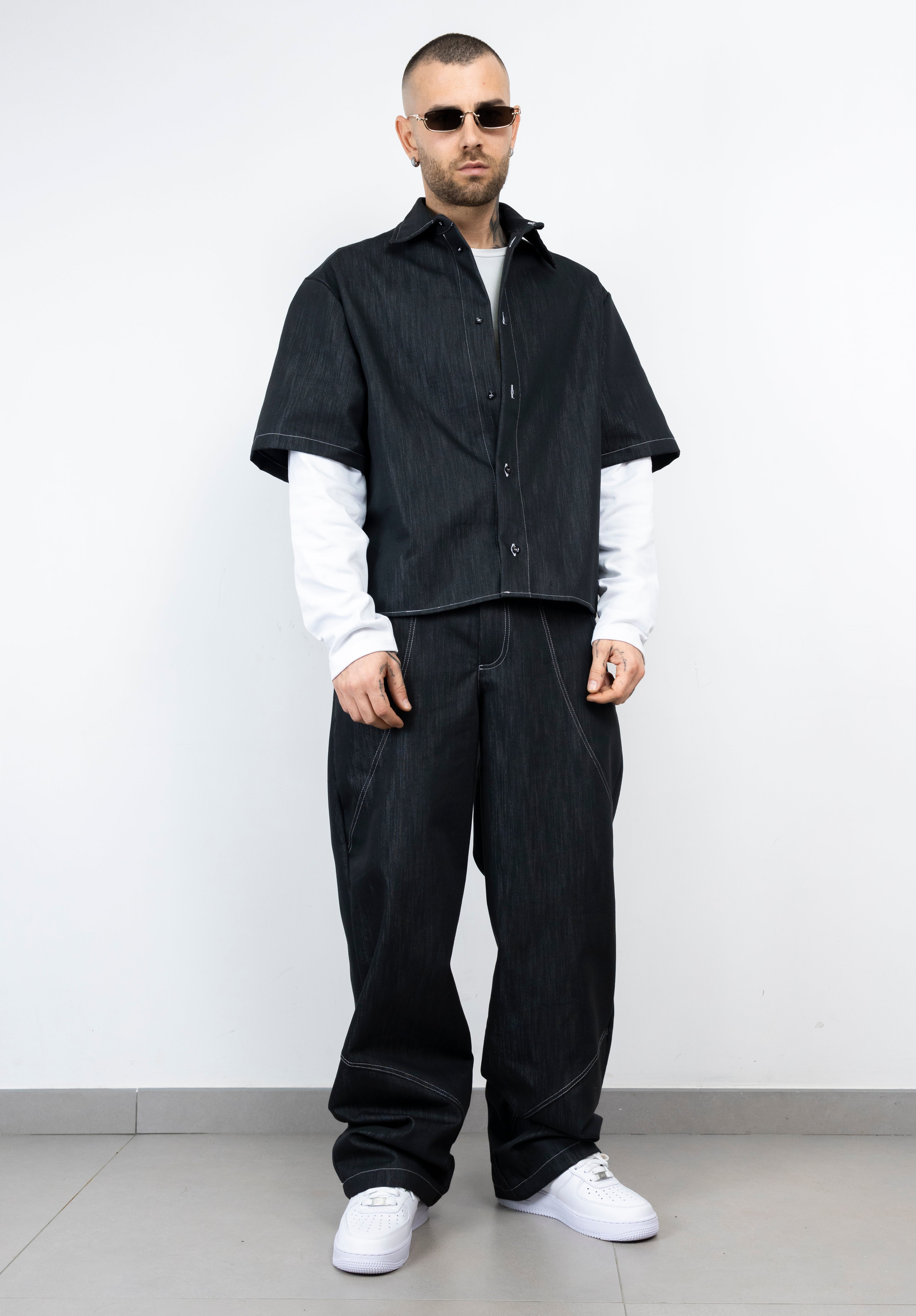 Coordinato laminato black circus