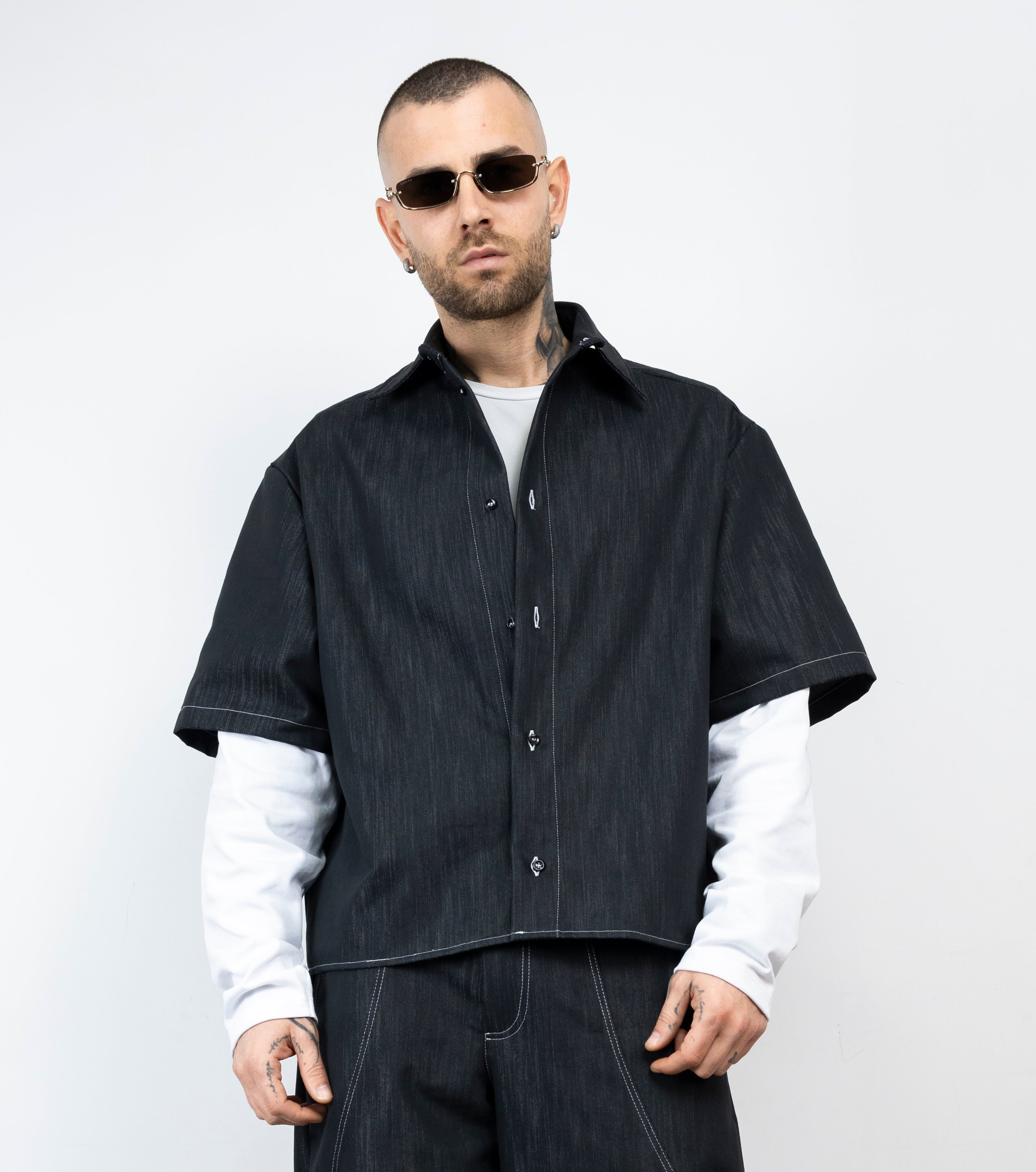 Coordinato laminato black circus