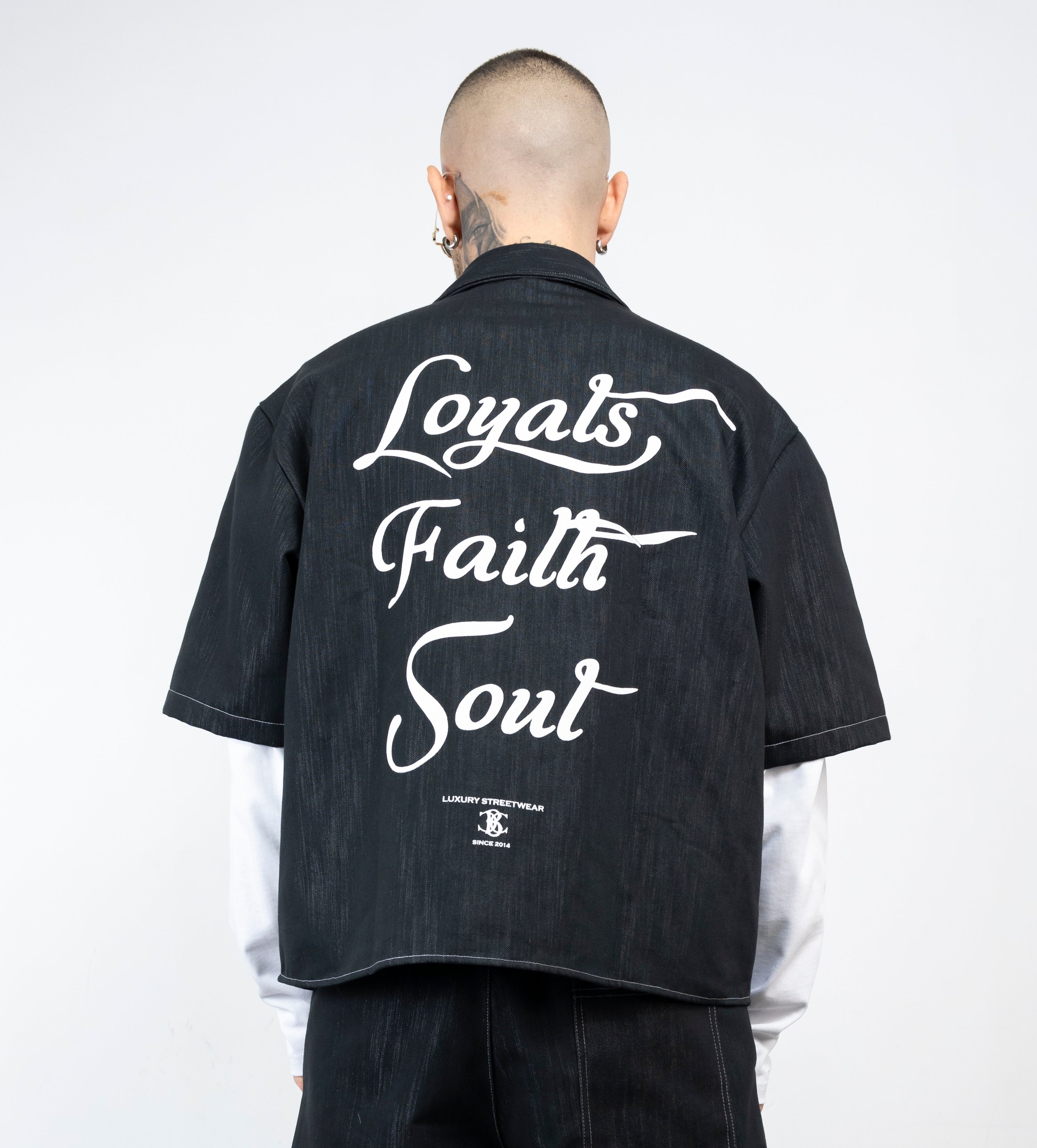 Coordinato laminato black circus