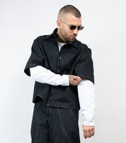 Coordinato laminato black circus