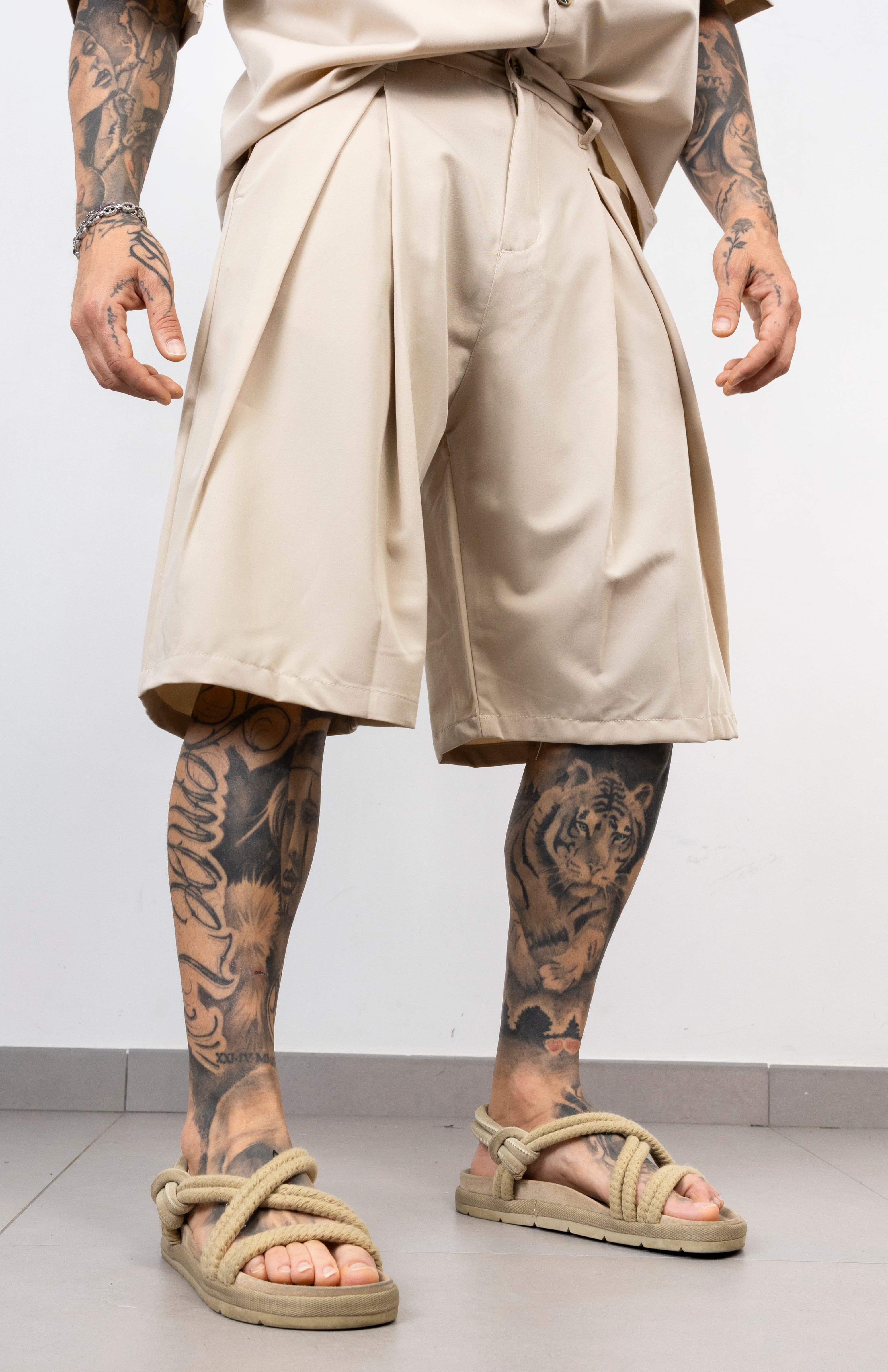 coordinato camicia e bermuda pences