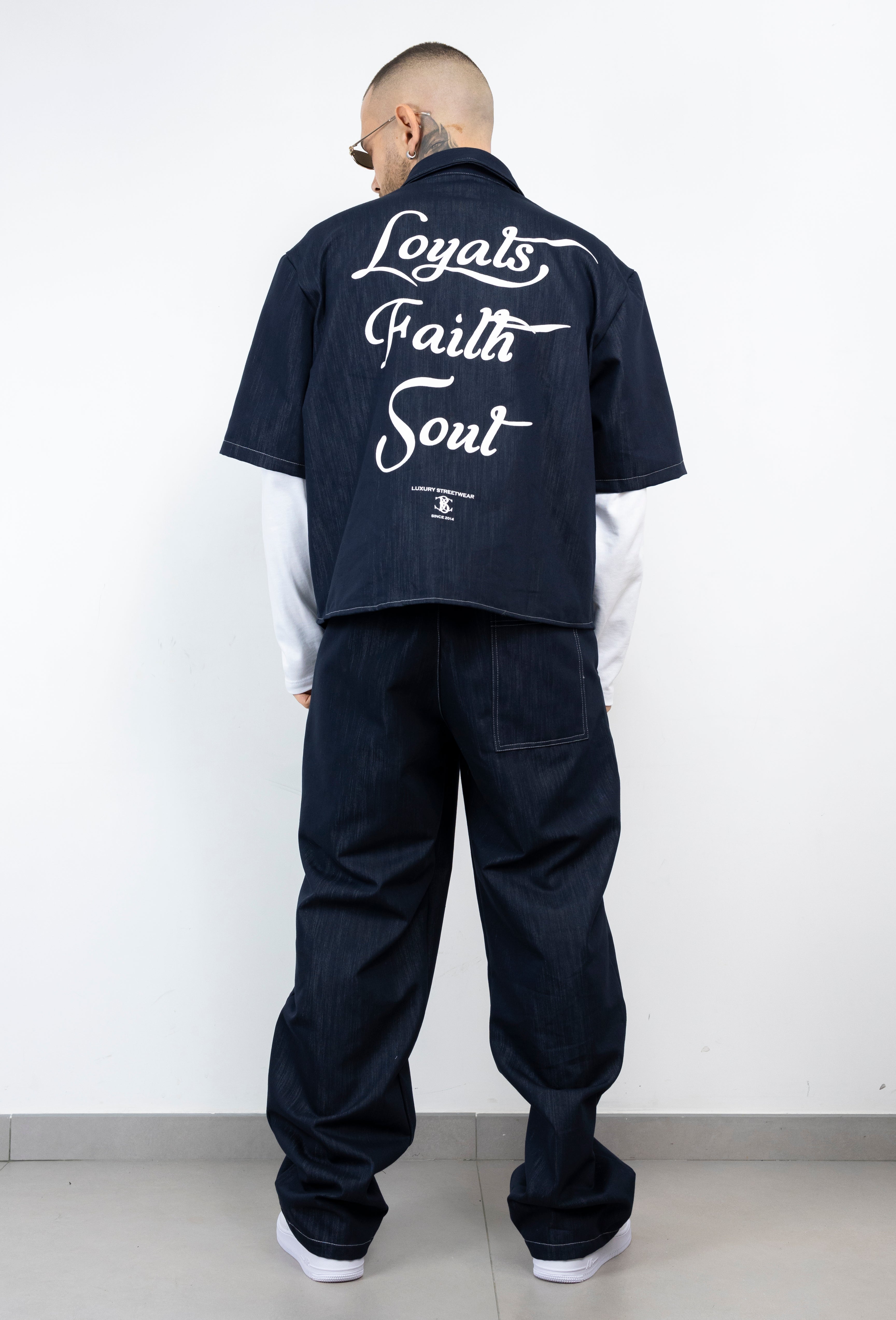Coordinato laminato black circus