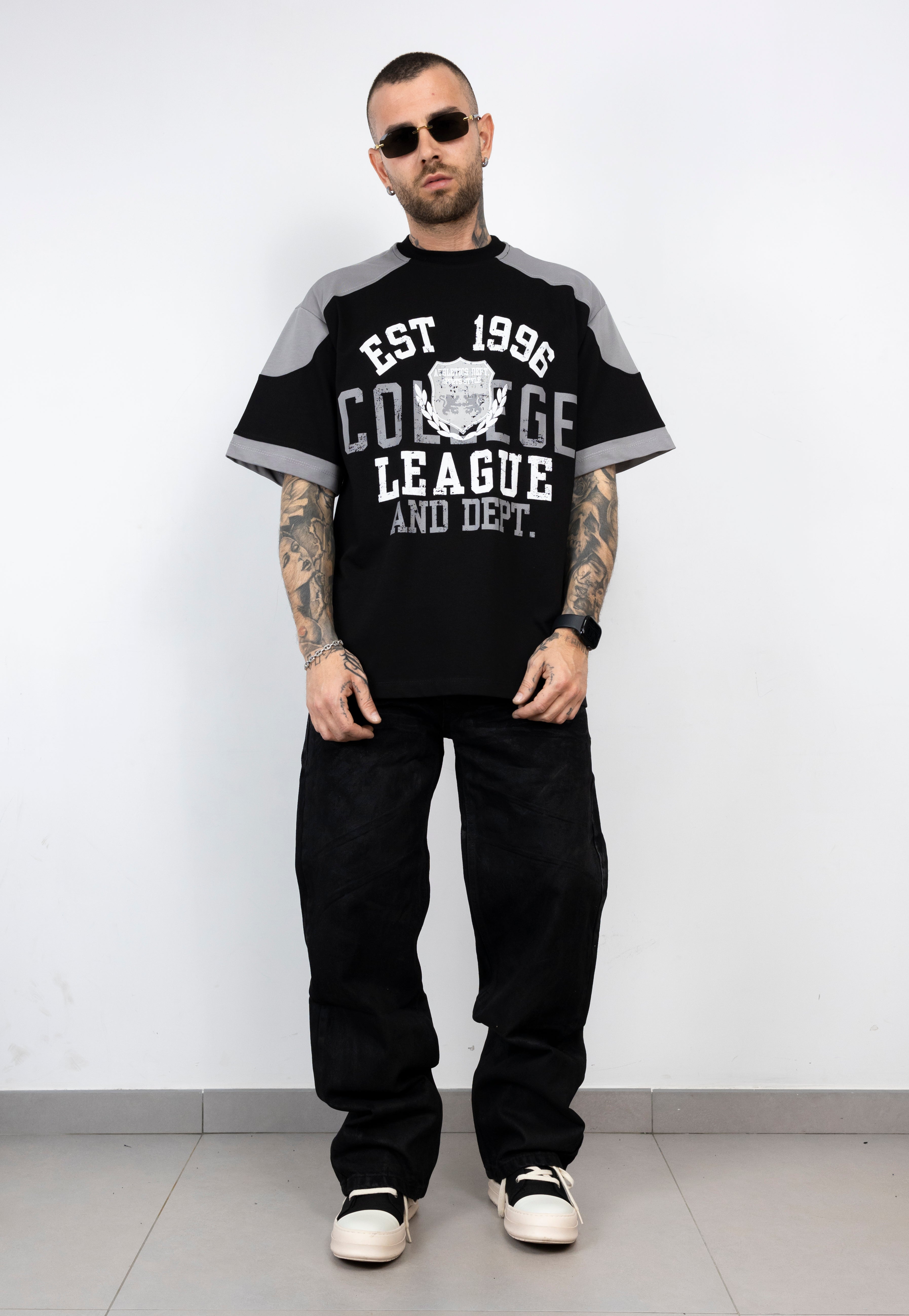 Baggy spalmato verniciato black