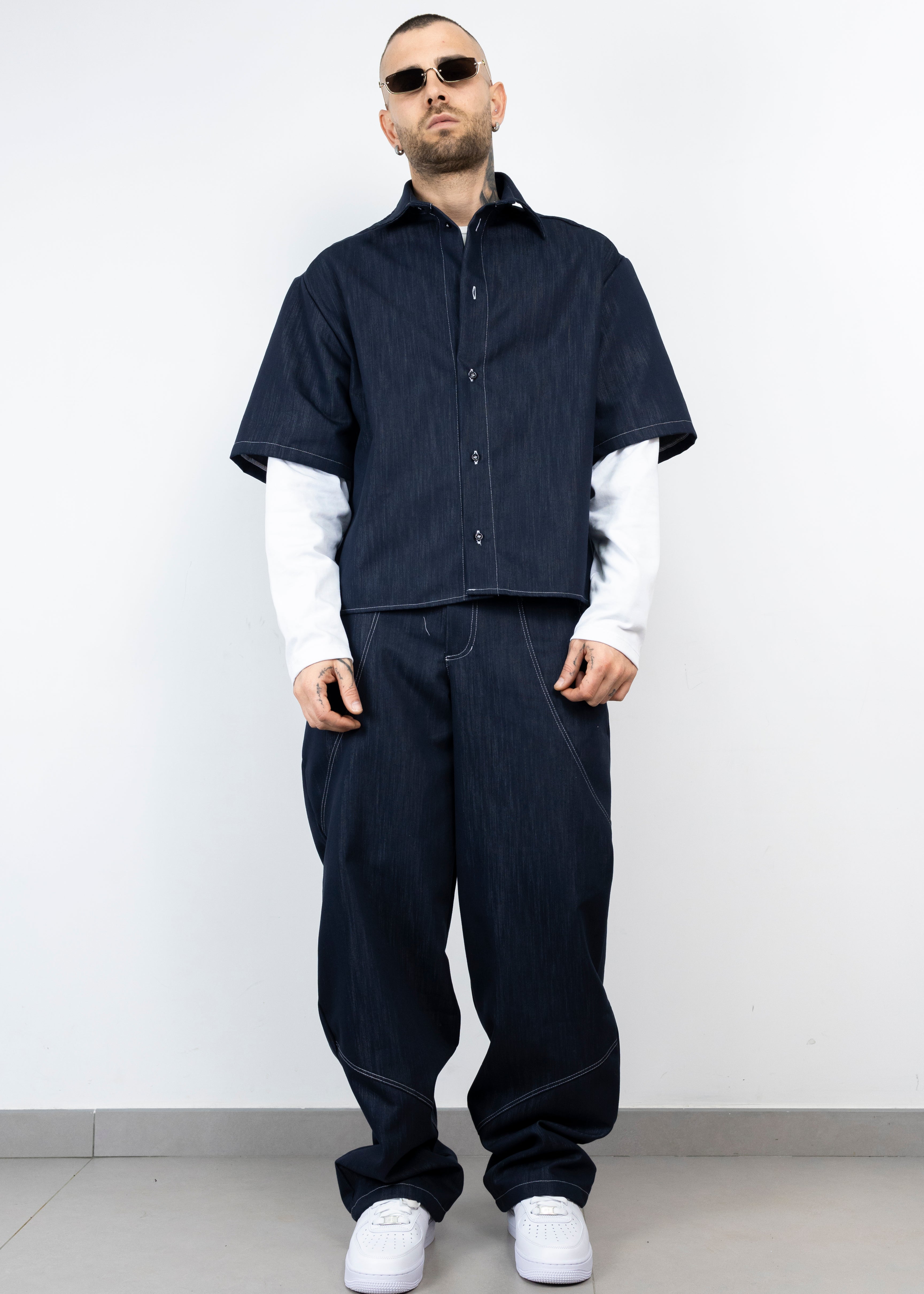 Coordinato laminato black circus
