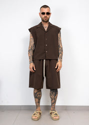 Coordinato camicia smanicate e bermuda