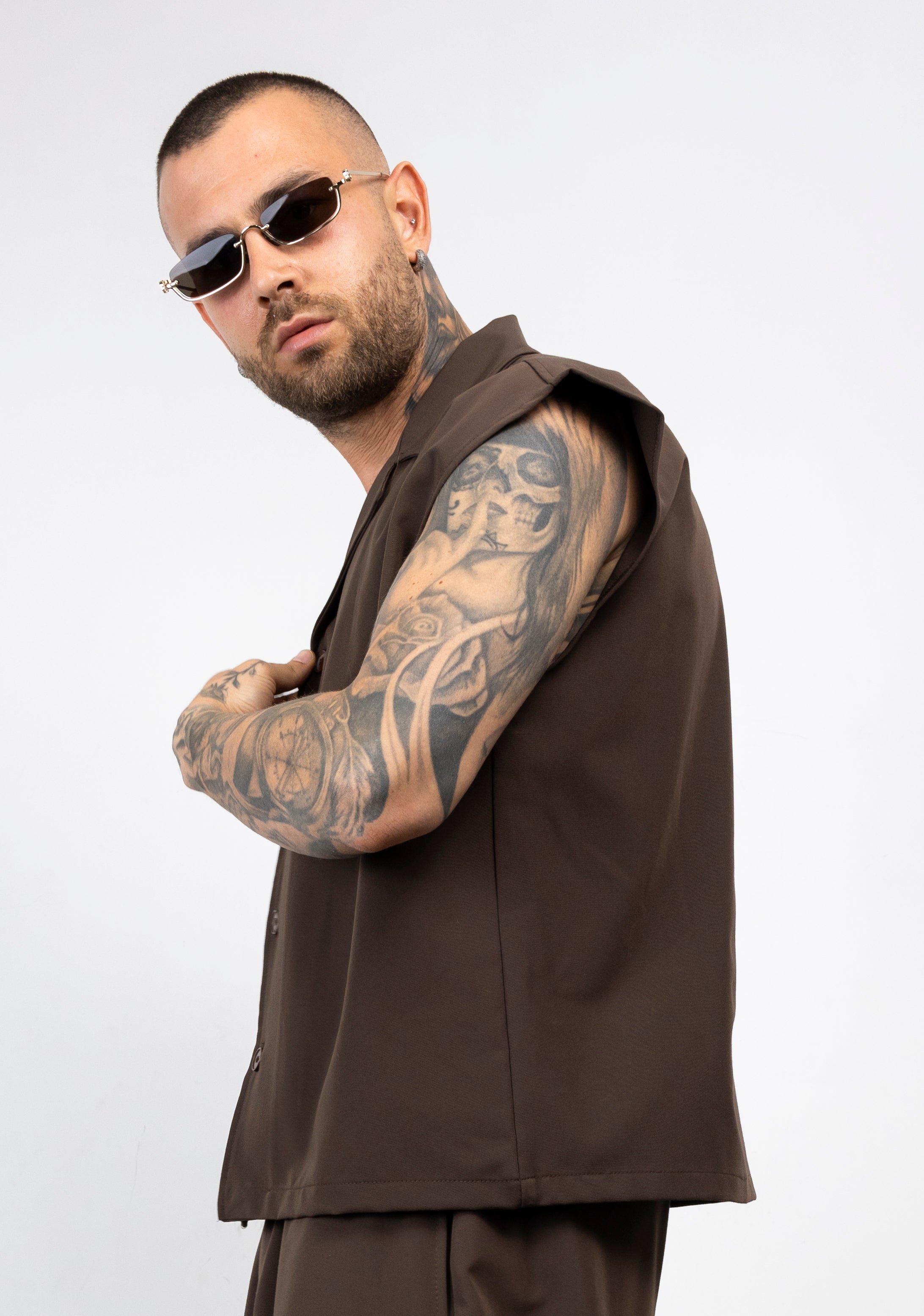 Coordinato camicia smanicate e bermuda
