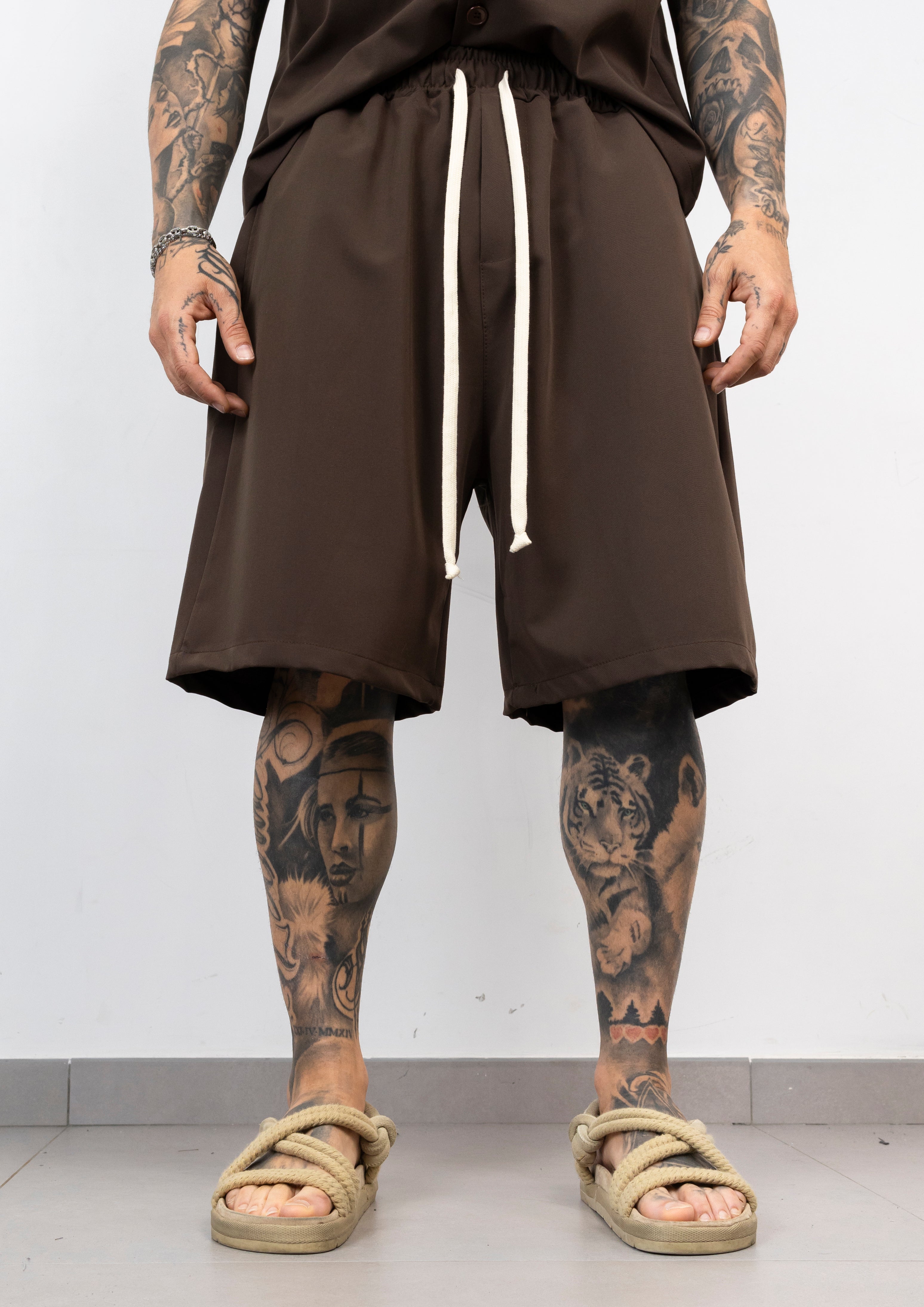 Coordinato camicia smanicate e bermuda