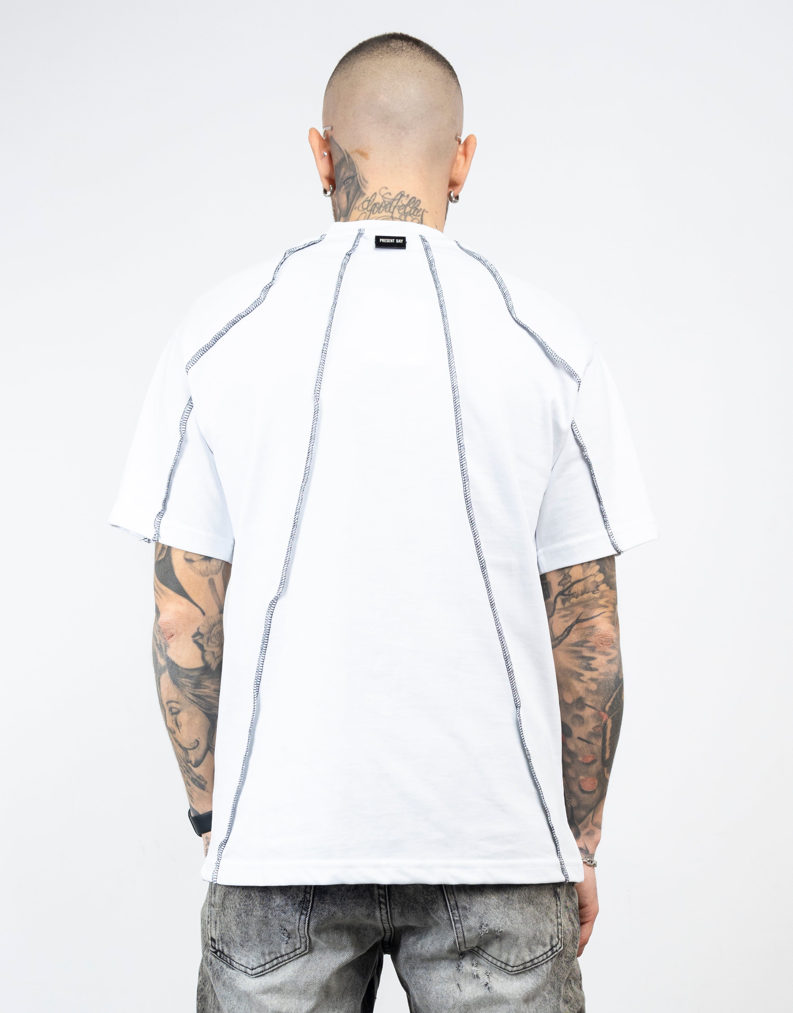 t-shirt cuciture contrast PD