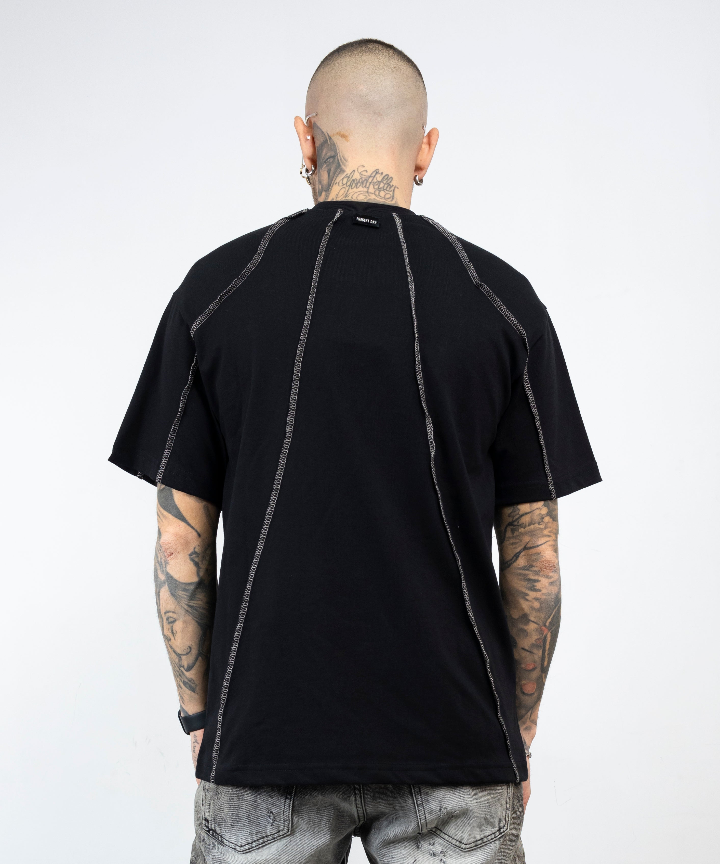 t-shirt cuciture contrast PD
