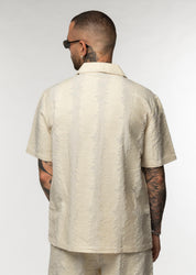Coordinato in lino camicia e bermuda