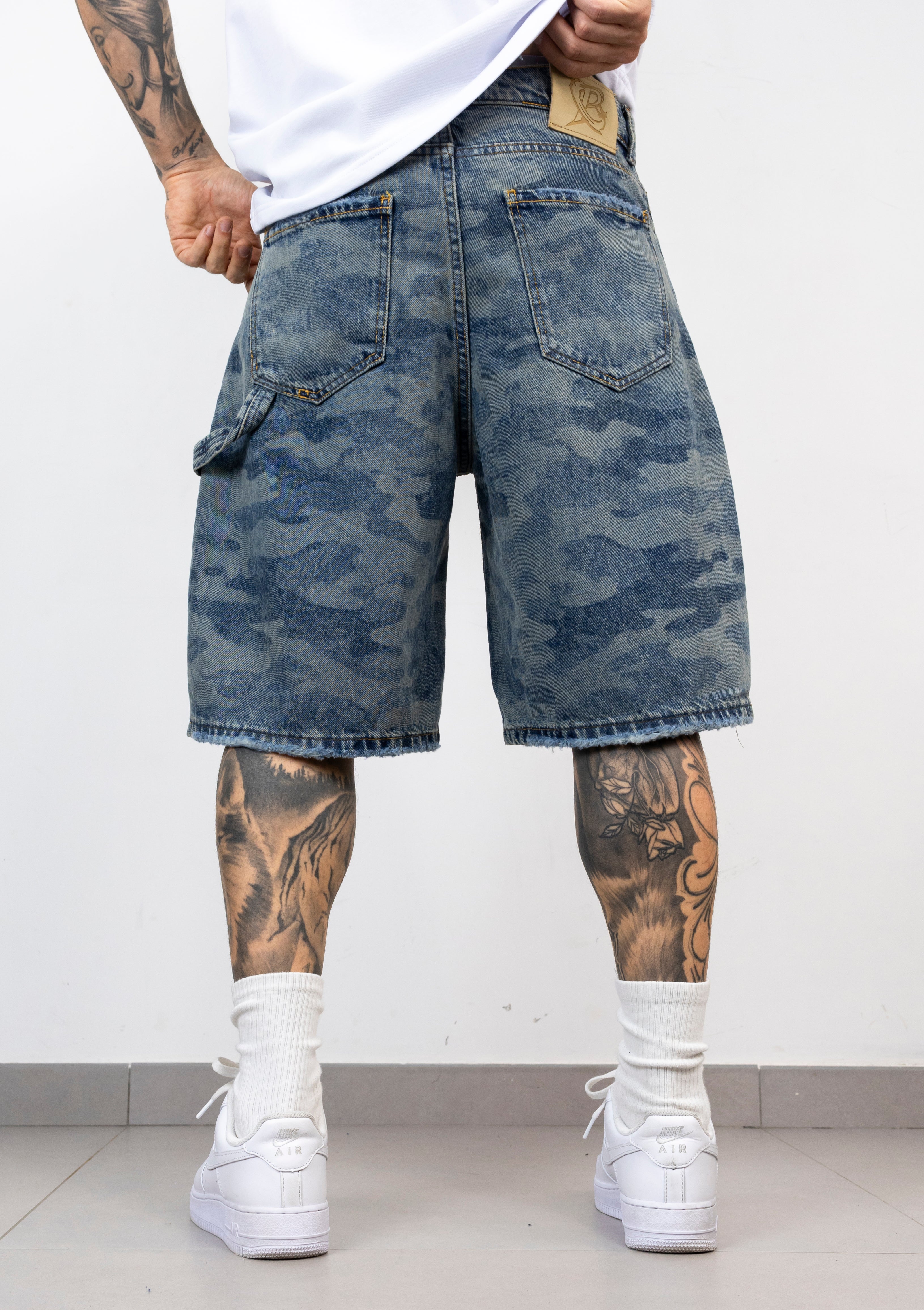 Bermuda Denim Cargo Camo present day