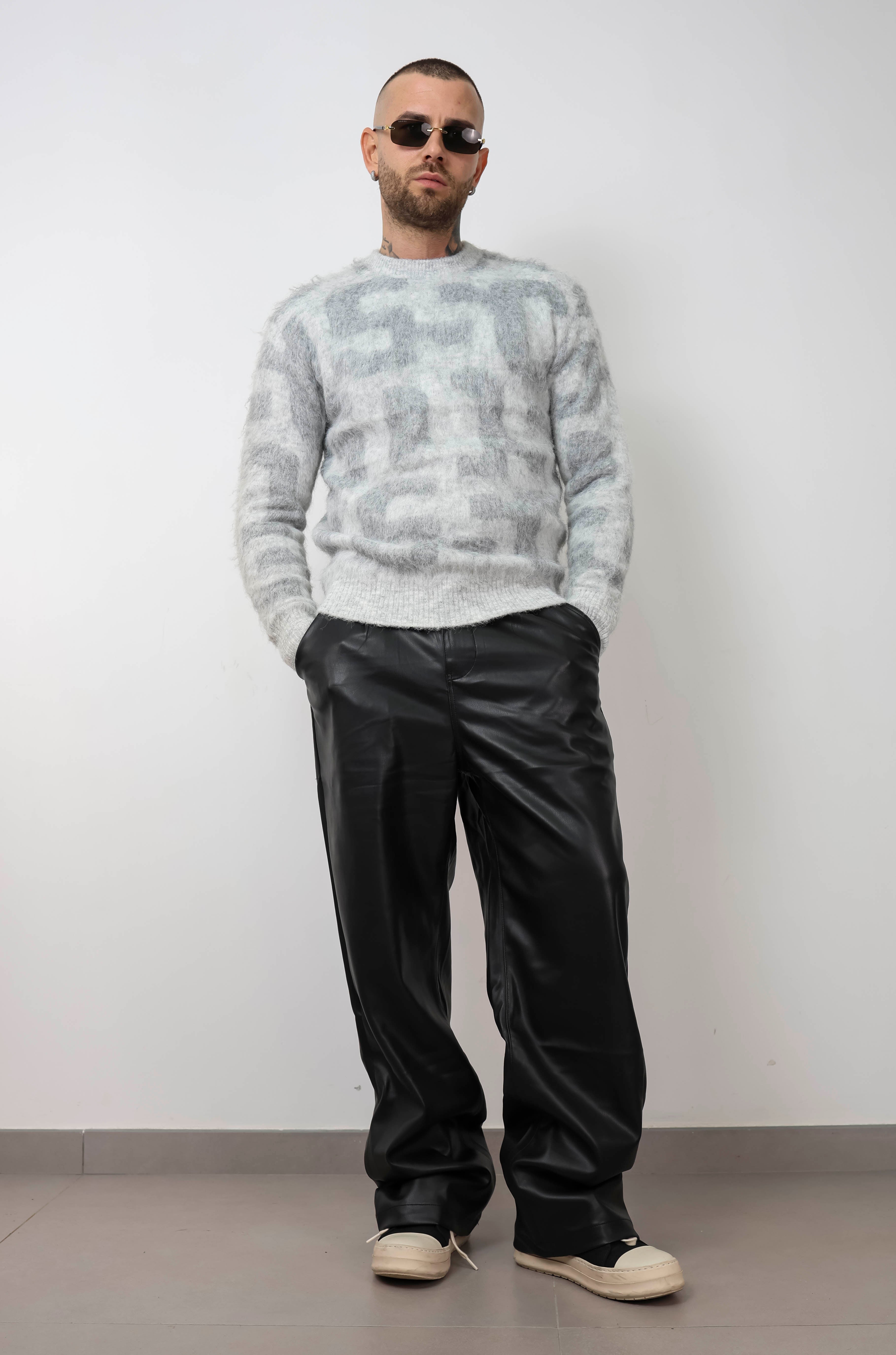 Pant eco pelle black