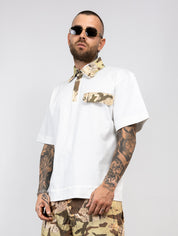 Coordinato Polo Oversize e Bermuda Camouflage