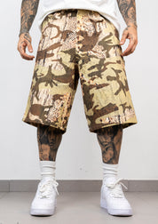 Coordinato Polo Oversize e Bermuda Camouflage