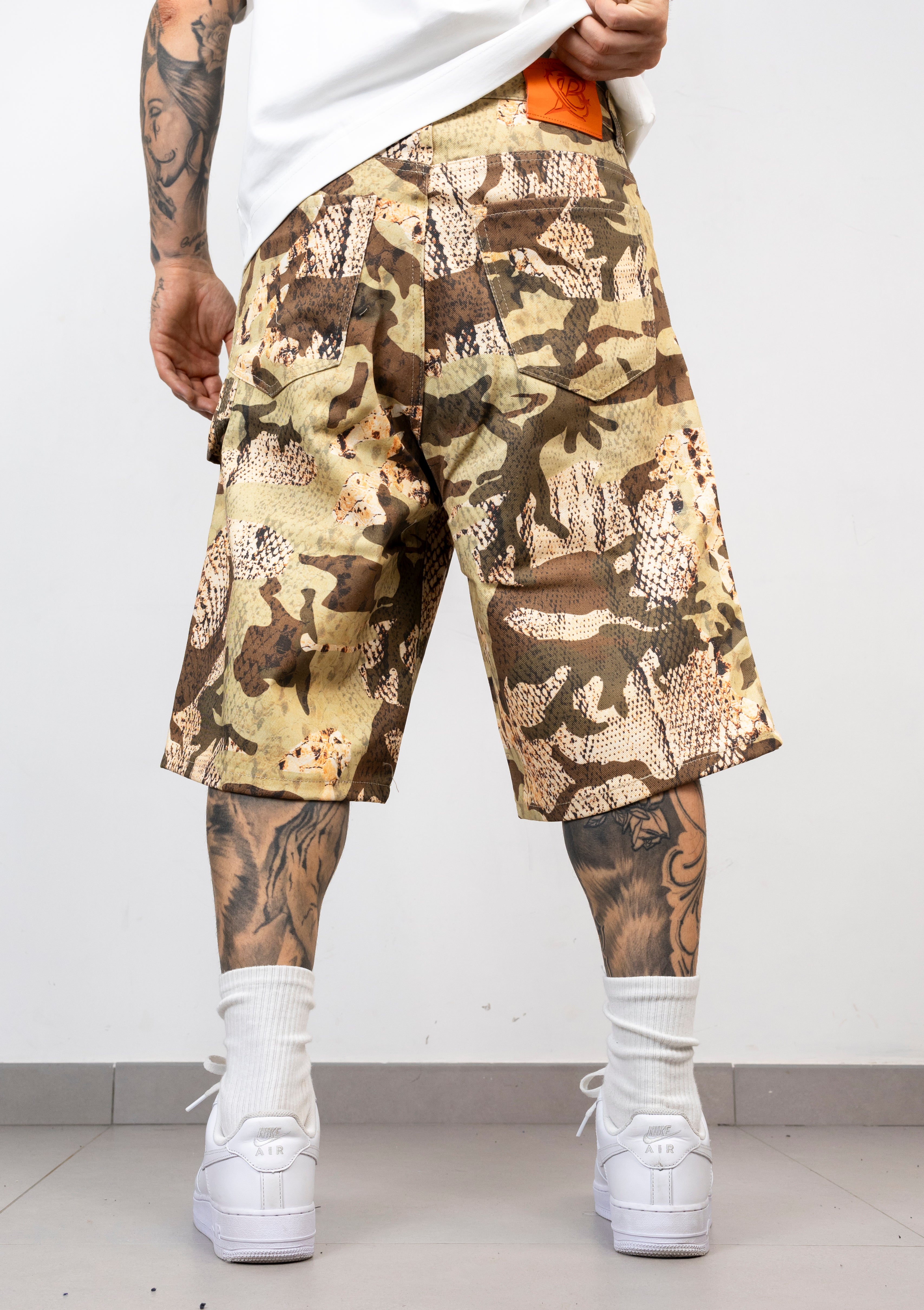Coordinato Polo Oversize e Bermuda Camouflage