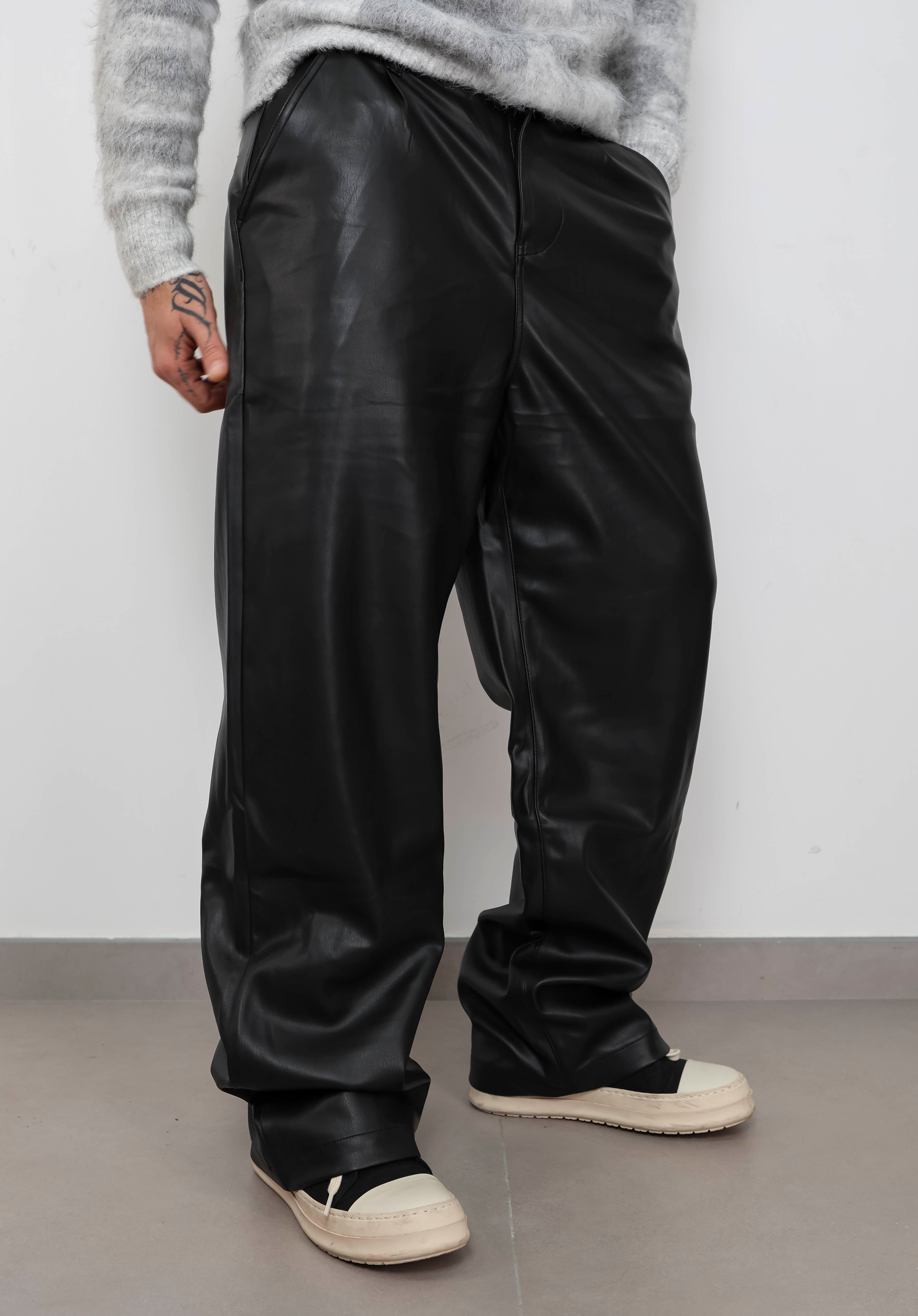 Pant eco pelle black