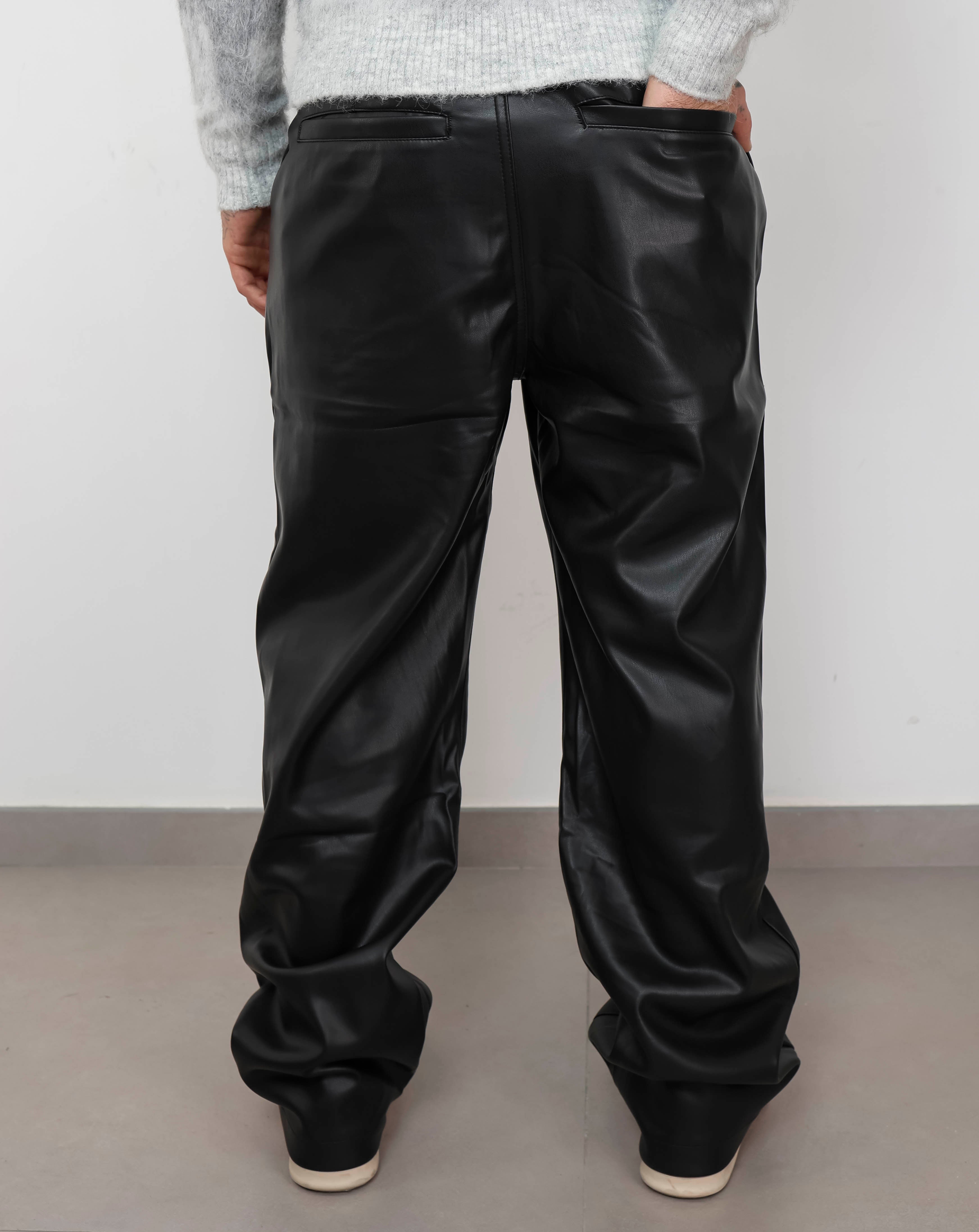 Pant eco pelle black
