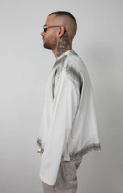 T-shirt long sleeve sfumata