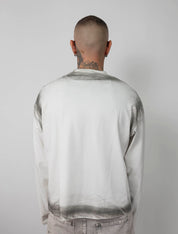 T-shirt long sleeve sfumata