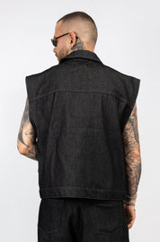 Coordinato Denim Cargo Sleeveless