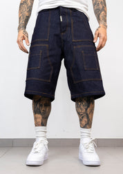 Coordinato Denim Cargo Sleeveless