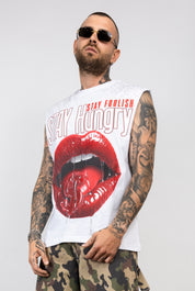 T-Shirt Smanicata Stay Hungry