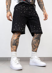 Bermuda Nero Studded Premium