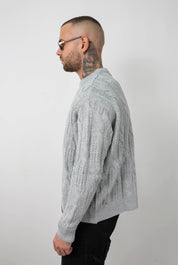 Pull regolar treccia