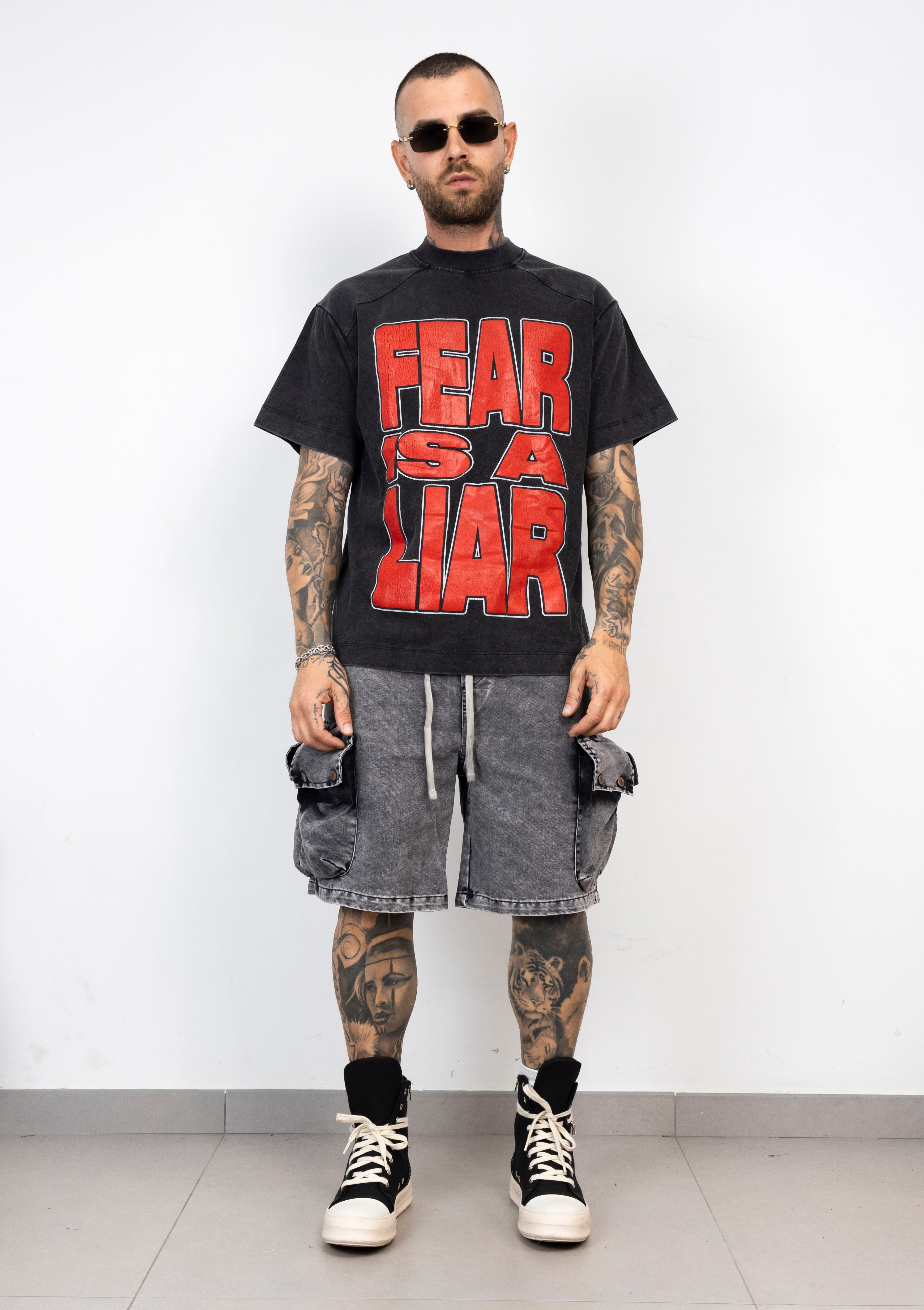 T-Shirt Oversize Fear Is A Liar