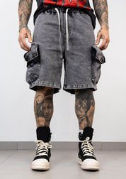 Bermuda Cargo Denim Washed 2.0