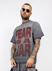 T-Shirt Oversize Fear Is A Liar