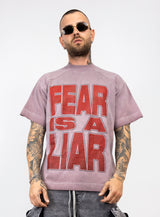 T-Shirt Oversize Fear Is A Liar