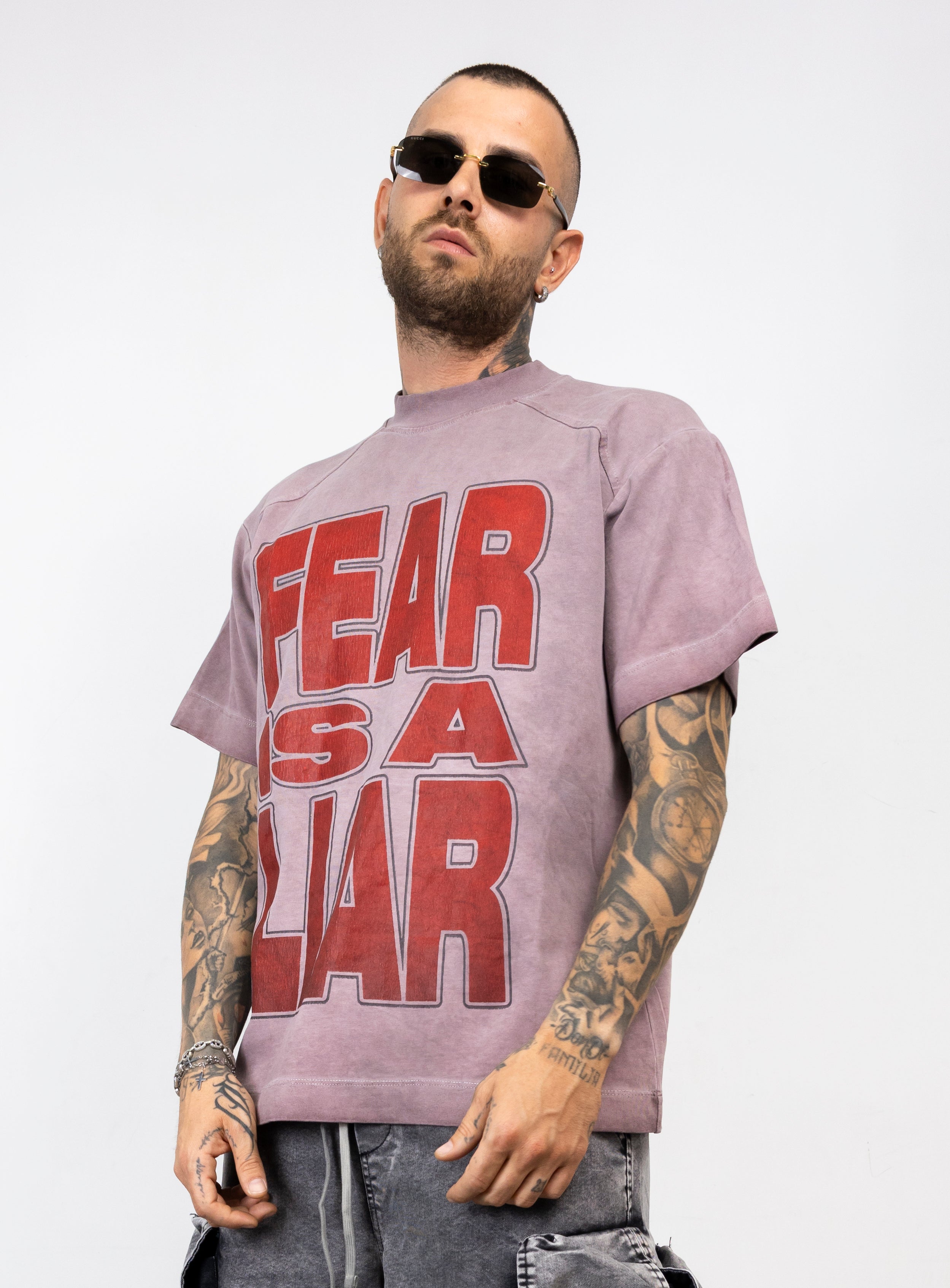 T-Shirt Oversize Fear Is A Liar
