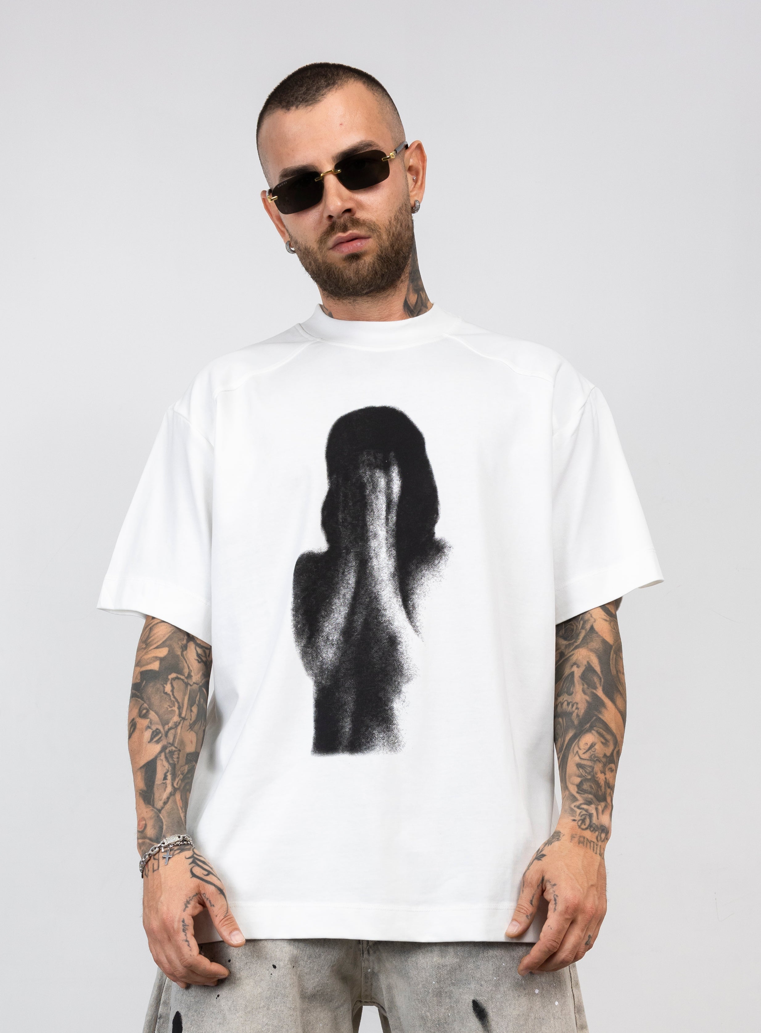 T-Shirt Oversize Graphic Silhouette