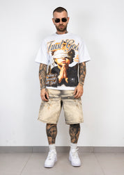 Bermuda Denim Effetto Vintage Destroyed