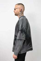 T-shirt double long sleeve lv legature