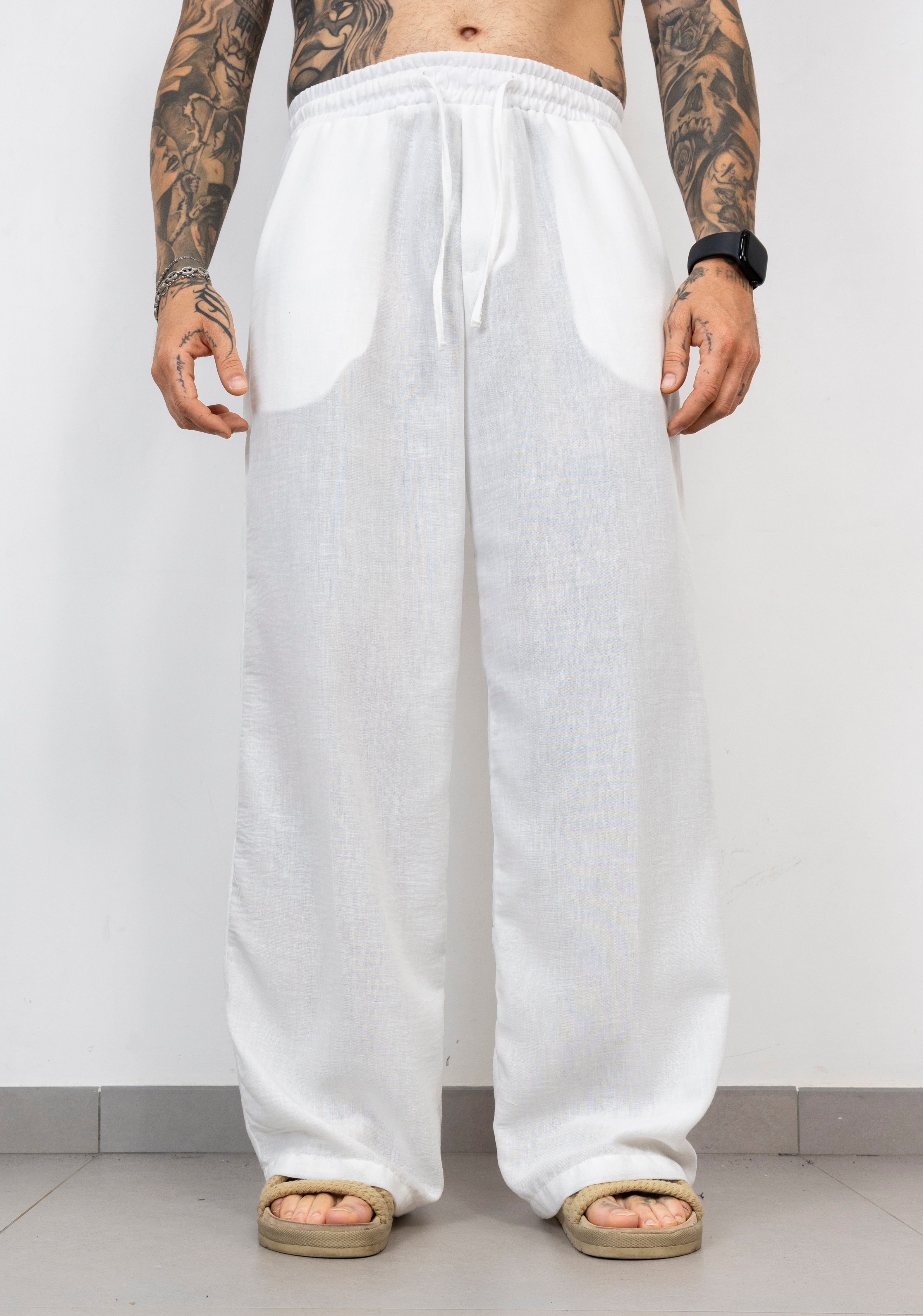 Coordinato in Lino Kimono