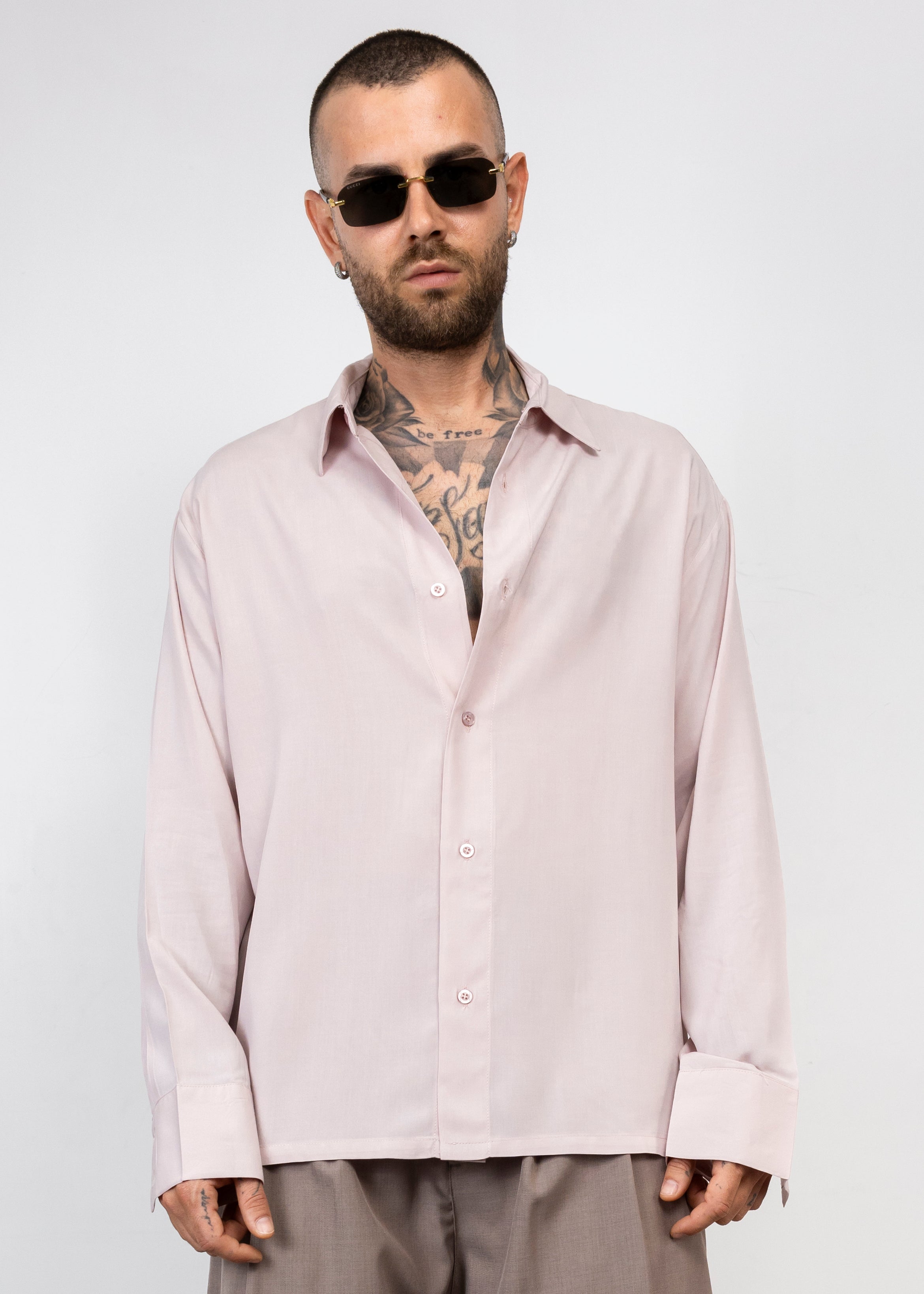Camicia viscosa Relaxed Fit