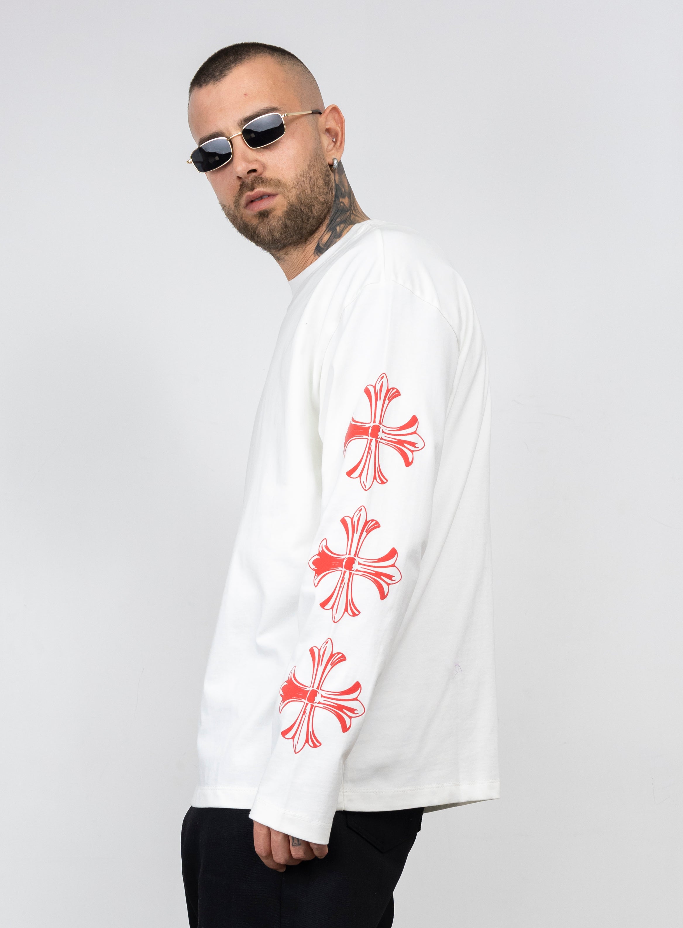 T-shirt long sleeve st.contrast