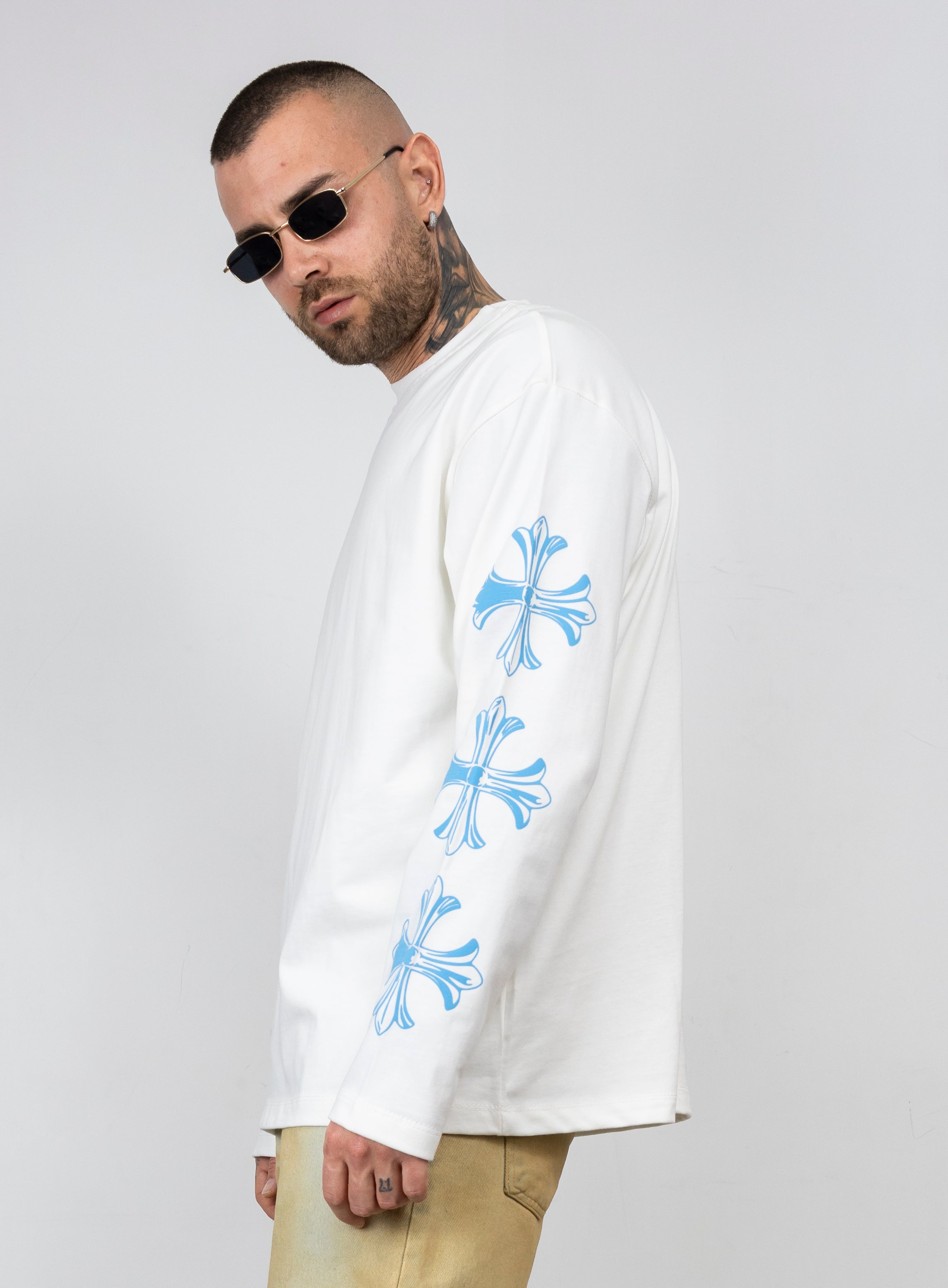 T-shirt long sleeve st.contrast