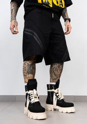Short stripes black