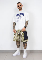 Short camu\denim